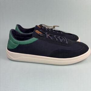 OluKai Punini Men’s Navy Bamboo Green Sneakers Casual Shoes 10514-548Z Size 11
